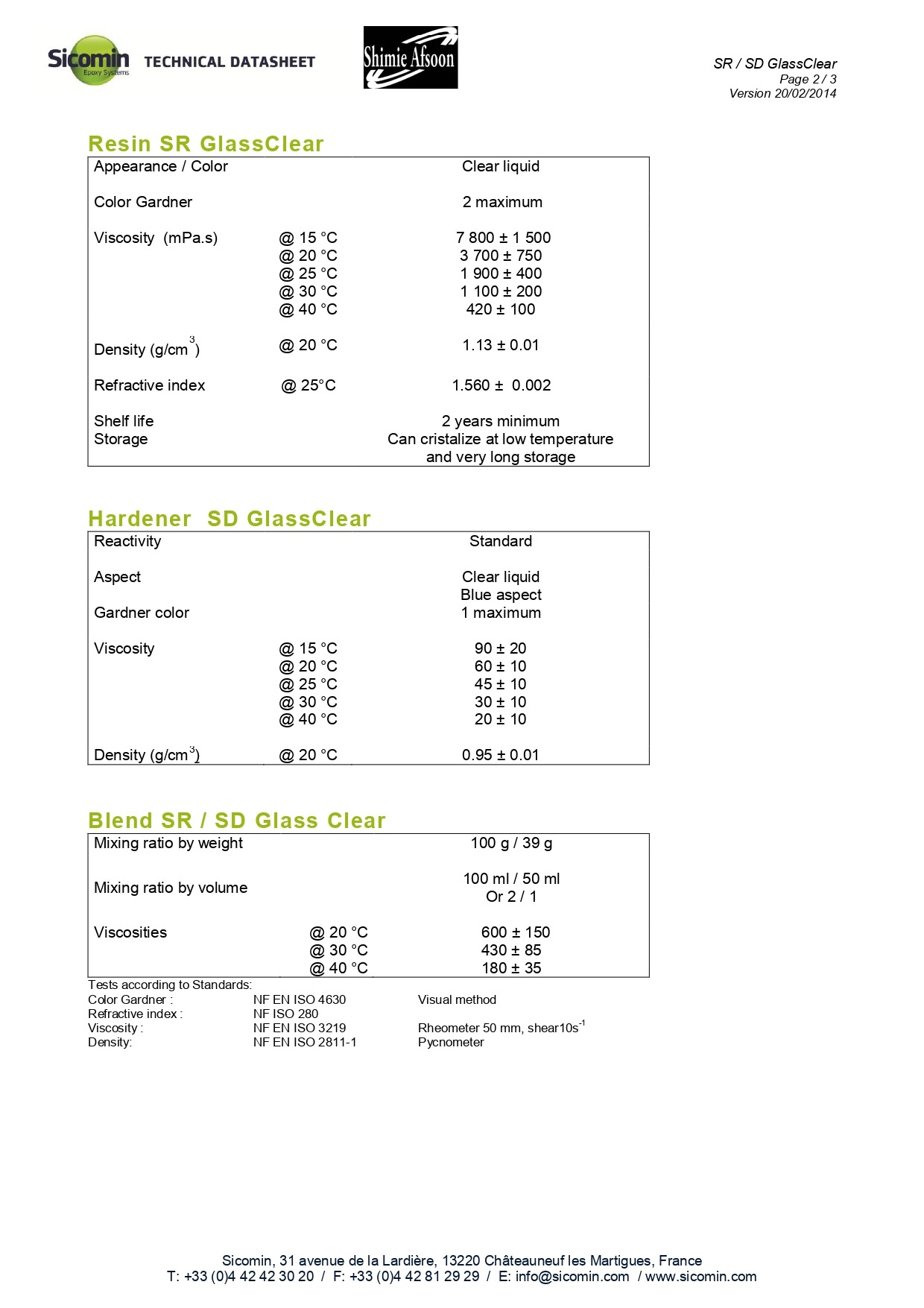 GLASSCLEAR TDSUK page